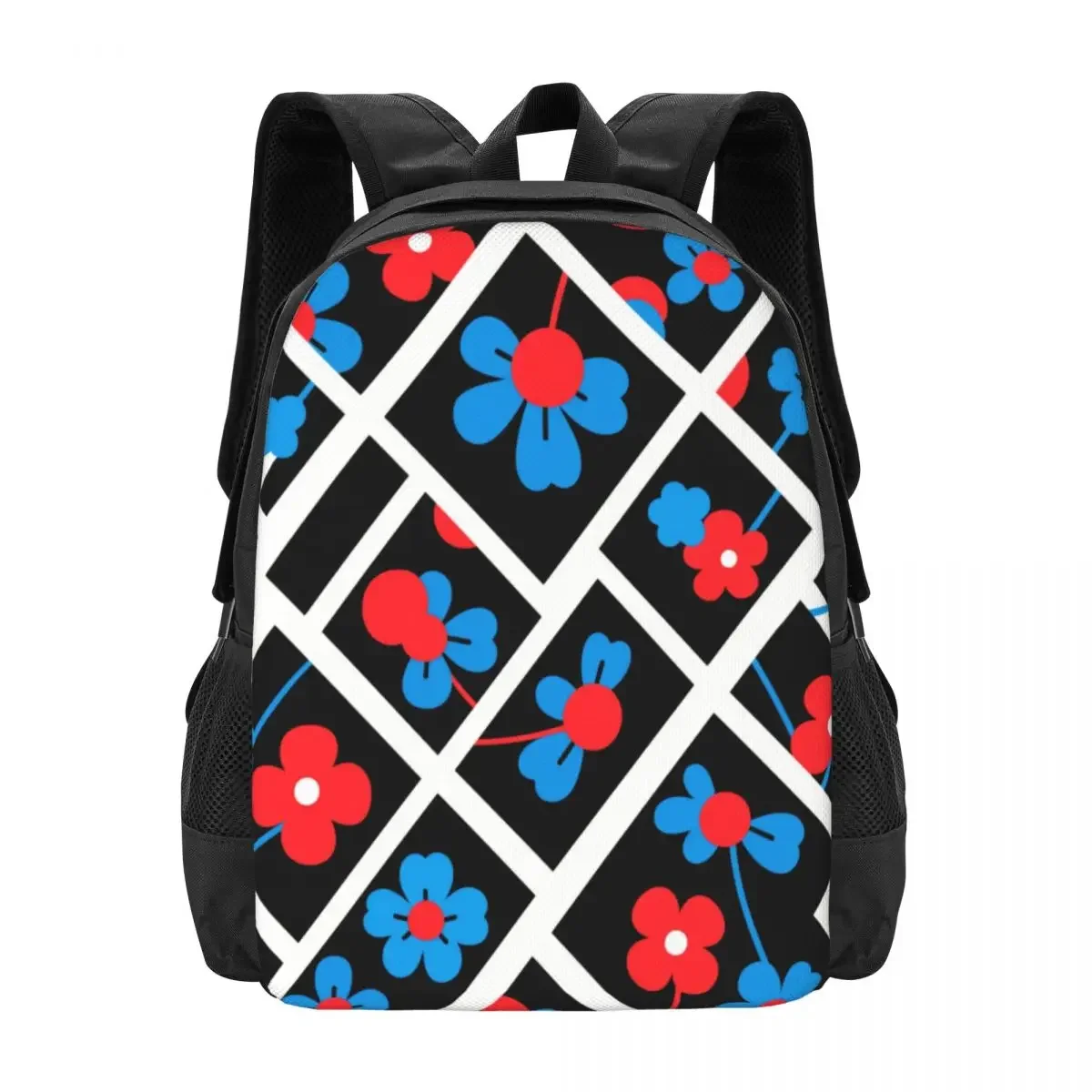 

Behavior of printed boys and girls, children's backpacks, laptops, shoulder bags