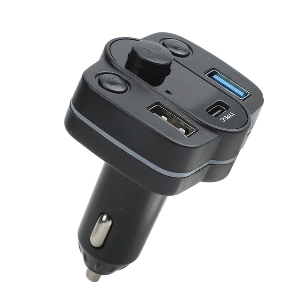 During Driving ABS Material Car for mp3 Player Audio Adapter USB Charging Device Stylish Modern Design Supports TF Card