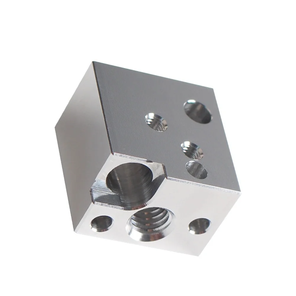 For SV07-Compatible Metal Heater Block for 3D Printer Extruder Engineered for Thermal Consistency and Mechanical Alignment