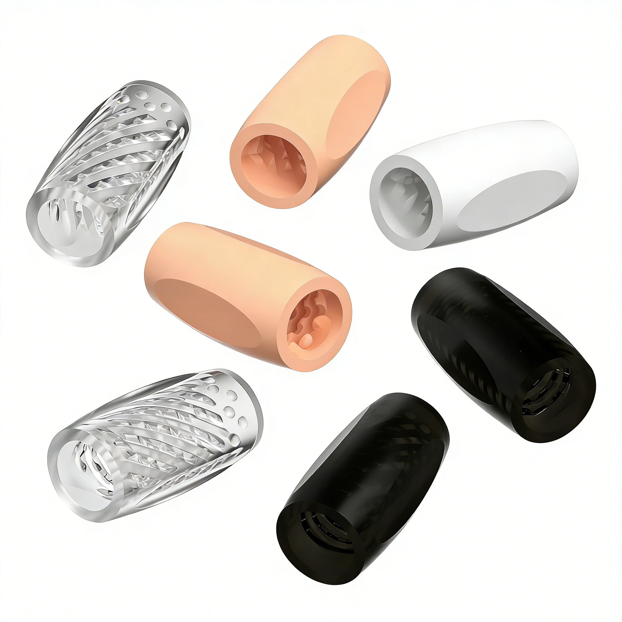 Soft Crystal Clear Masturbator Cup Male Masturbation SexToy Vagina Penis Endurance Exercising Lasting Trainer Pocket Toy for Men