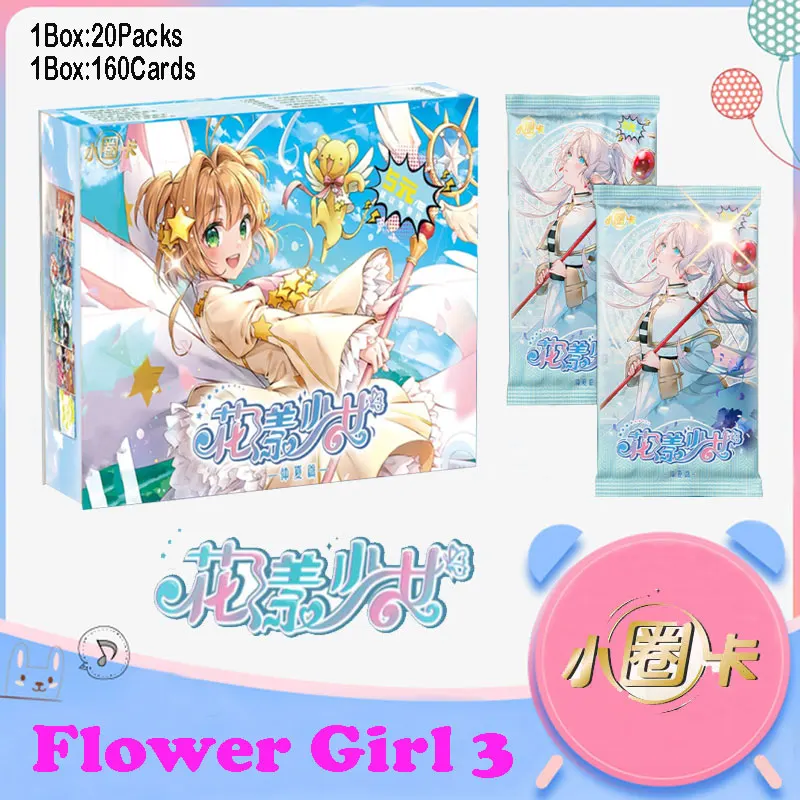 2024 Newest Flower Girl 3 Collection Card Goddess Story Popular Beautiful Waifu Booster Box CCG Doujin Toys Hobby Gift