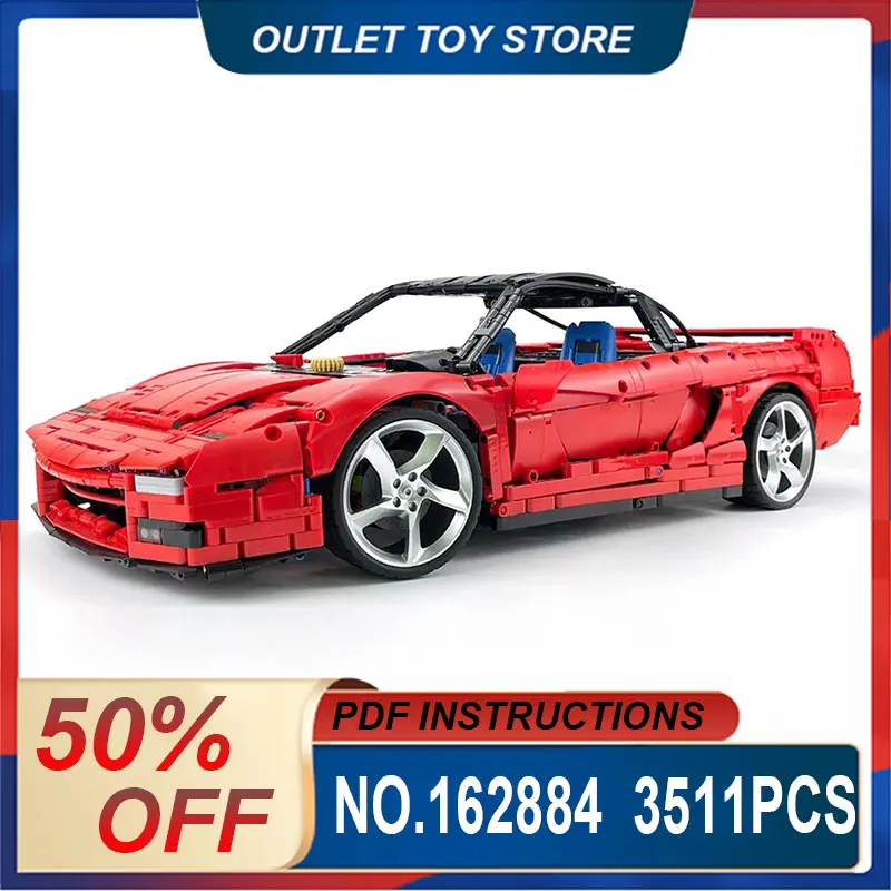 

MOC- 162884 Super Sprots Car Technical Model Building Blocks Brick DIY Puzzle Toys Assembly Birthday Christmas Gifts For Kids