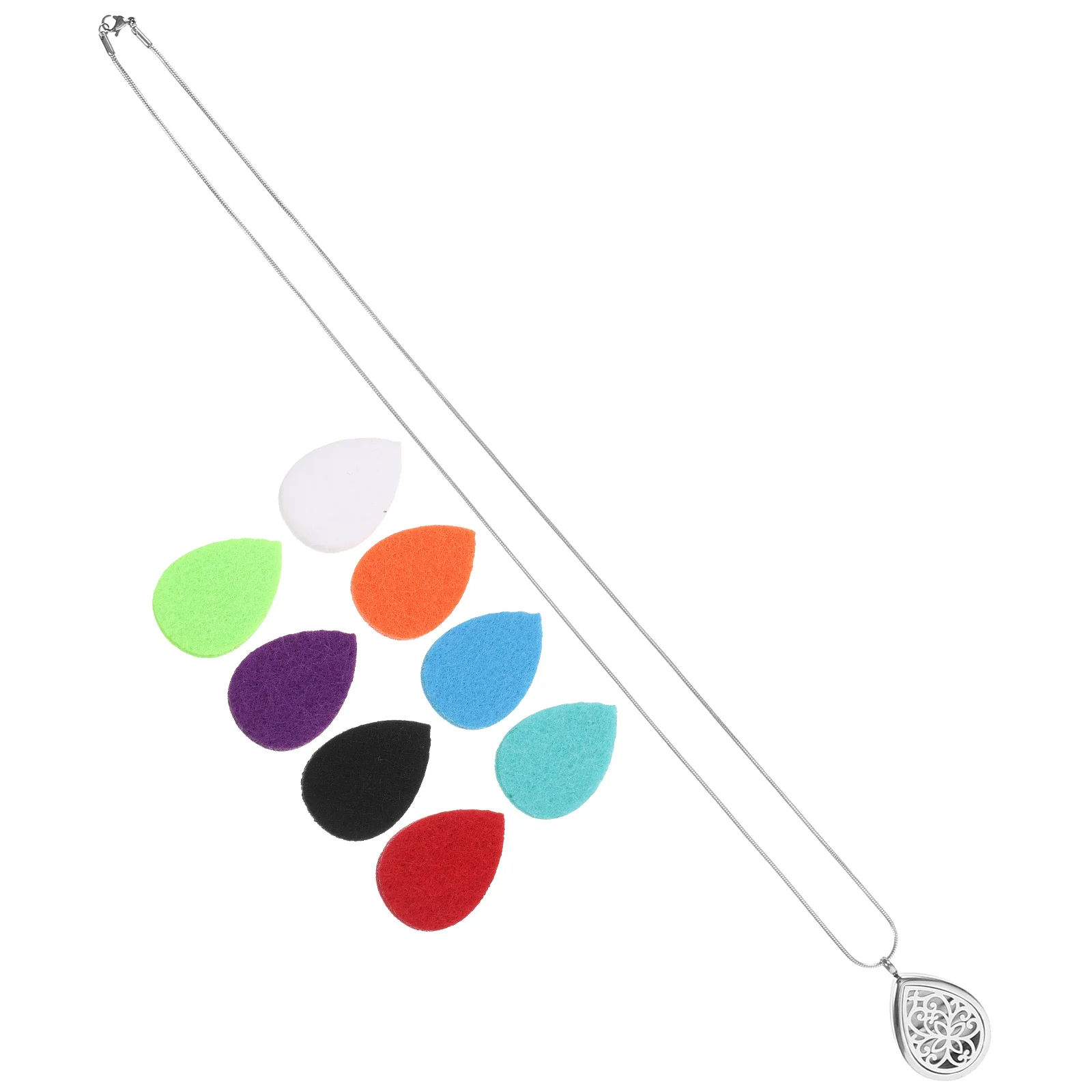 

1Set Essential Oil Necklace Decorative Aromatherapy Pendant Stylish Diffuser Necklace Lightweight Charm for Daily Wear