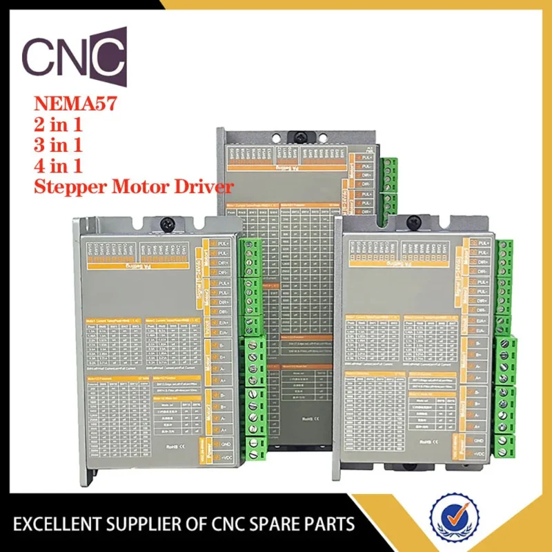 New NEMA23 4-in-1 3-in-1 2-in-1 stepper motor driver supports single double spontaneous pulse and automatic detection