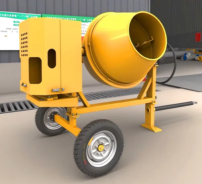 

Portable 500L Diesel-powered Concrete Mixer with High Efficiency and a 5KW Motor Pump Is a Hot-selling Product.