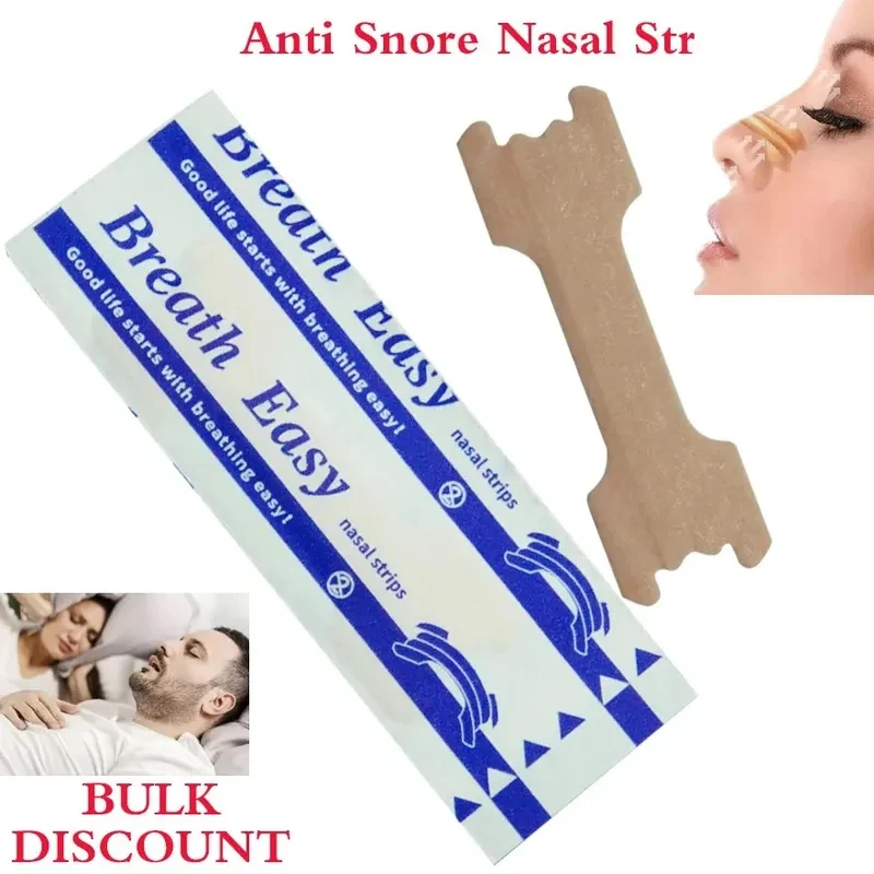 50-250 Pcs Breathe Nasal Strips Right Way Stop Snoring Anti Snoring Strips Easier Better Breathe Health Care