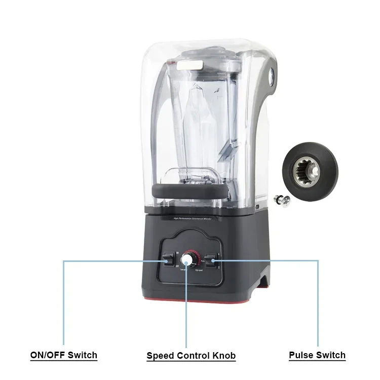 

Easy-Clean Blender with Detachable Parts - Save Time & Effort in Kitchen Maintenance