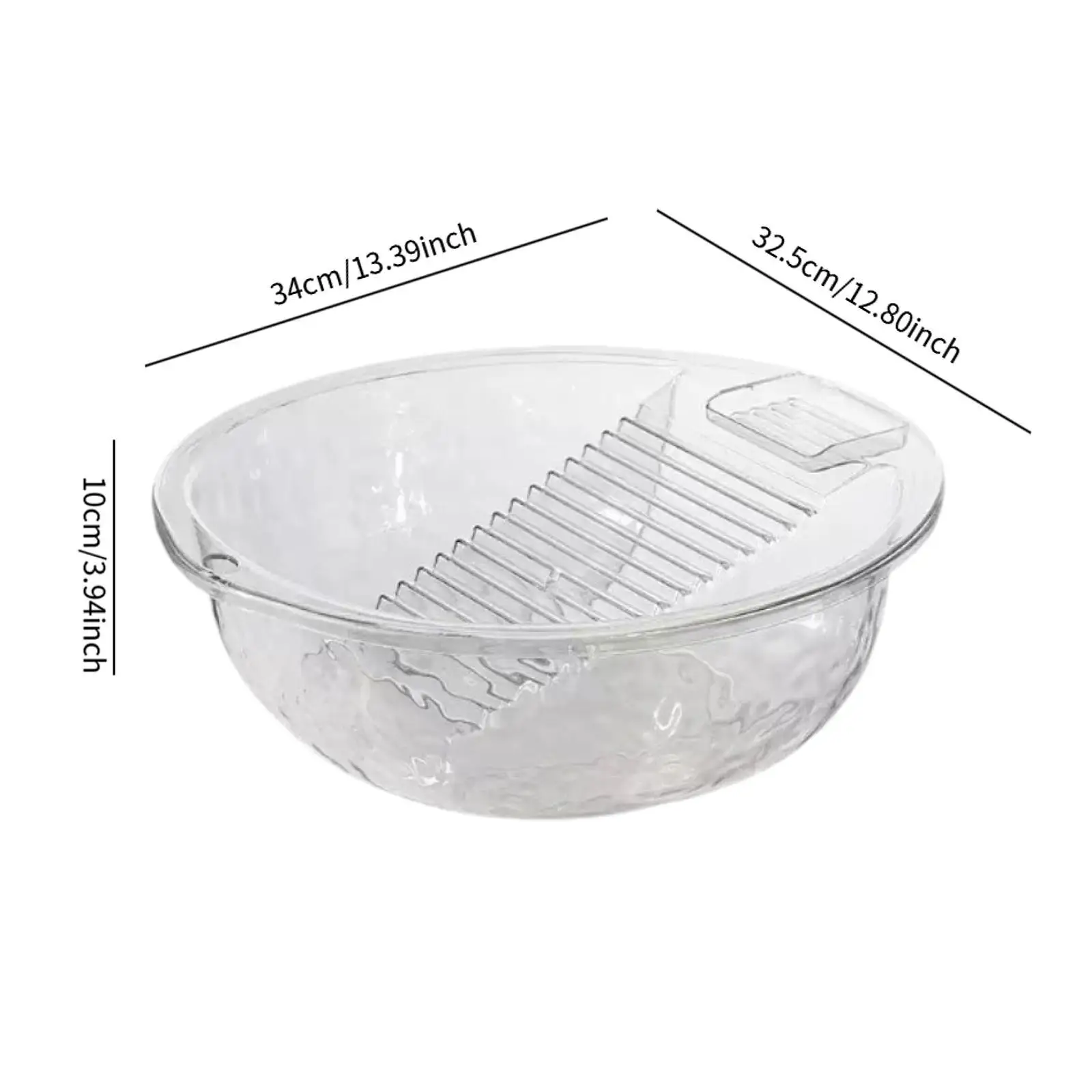 Umywalka z wbudowaną przenośną, antypoślizgową umywalką