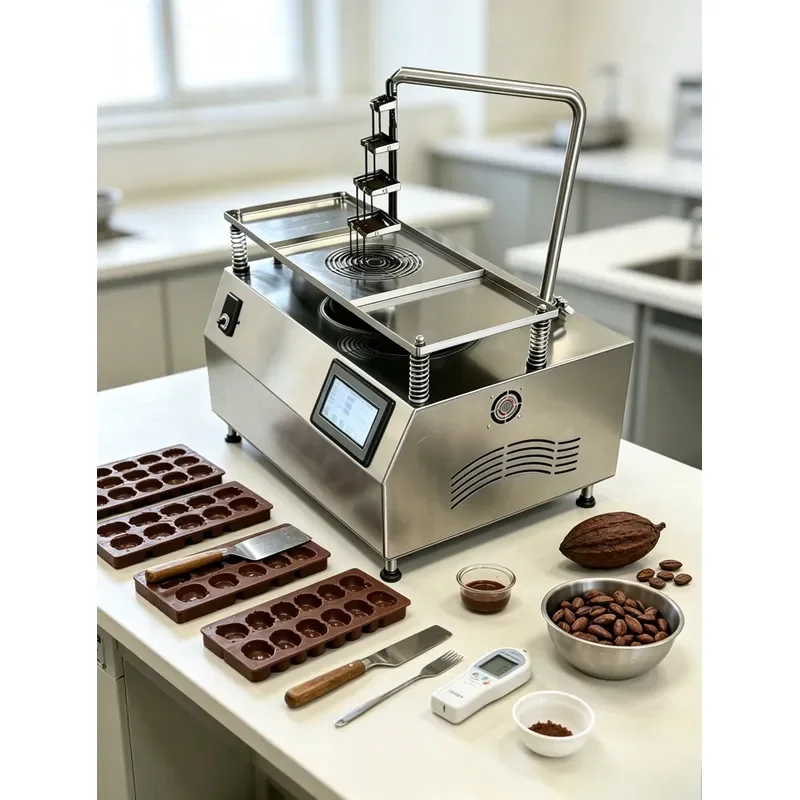 Electric Chocolate Maker Production Line with Melting Tank and Precise Temperature Control