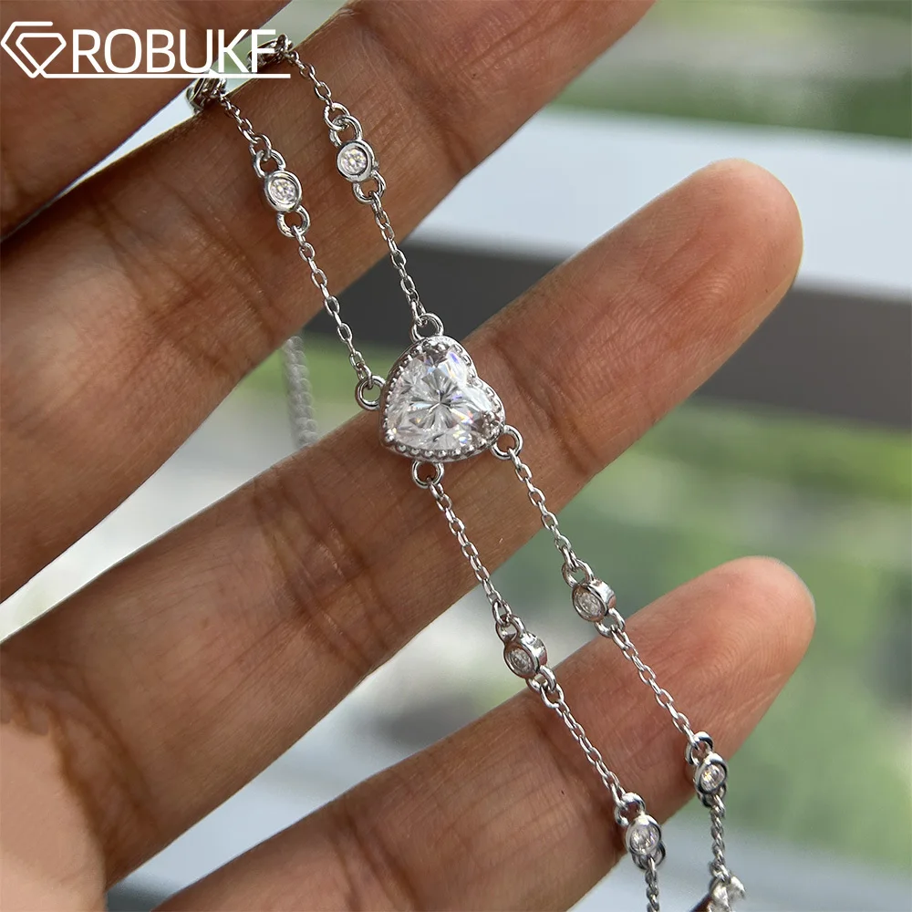 pulsera-de-moissanita-de-corte-corazon-de-12ct-para-mujer-cadena-de-mano-de-2-filas-plata-de-ley-925-eslabones-cubanos-joyeria-de-boda-ajustable