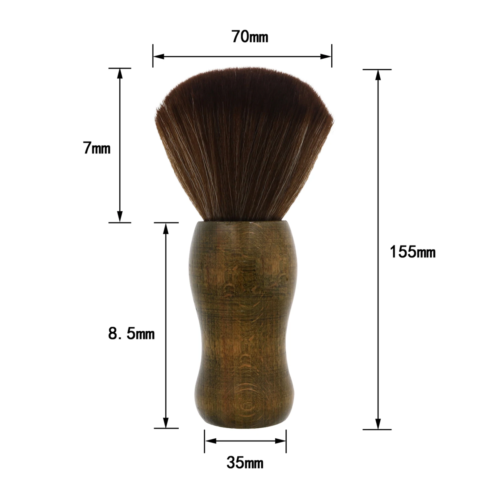 Щетка для чистки виниловых пластинок Многофункциональное чистящее средство Антистатическая мягкая щетка для проигрывателей компакт-дисков Мягкая густая антистатическая нейлоновая шерсть