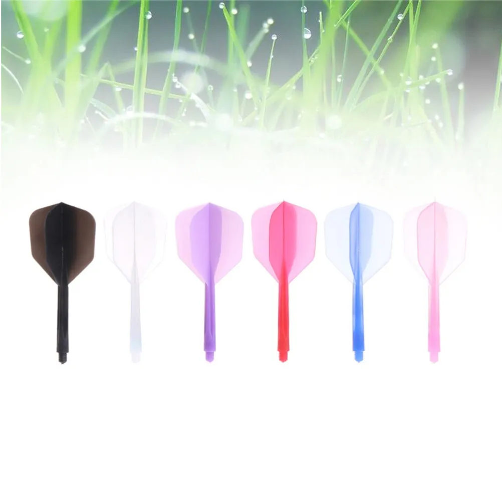 

6Pcs Fine Thread Plastic Dart Flights Accessories Supplies for Adults Sports Gifts Flight Wings with Improved Rigidity and