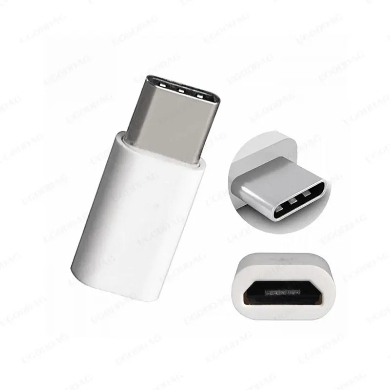 5Pc Nieuwe Micro Usb Female Naar Type C Male Adapter Converter Micro-B Naar USB-C Connector Opladen Adapter telefoon Accessoires