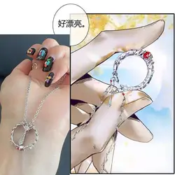 Anime Heaven Official's Blessing Necklace Tian Guan Ci Fu Cosplay Hua Cheng Xie Lian Unisex Pendant Choker Jewelry Accessories