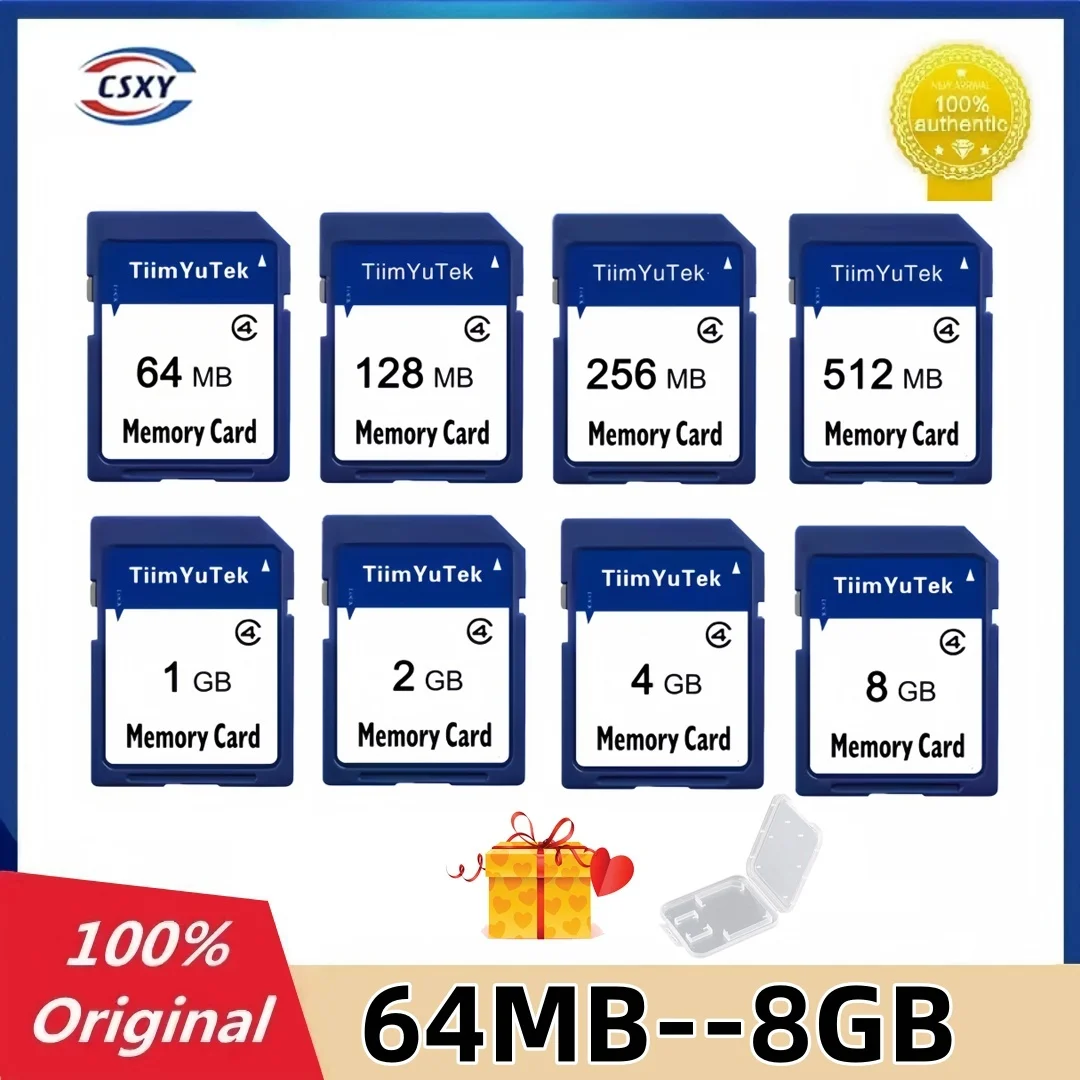 

Small Capacity! 32MB-8GB SD Memory Card Secure Digital Flash For Kodak Kainen Old Camera PDA Storage Card