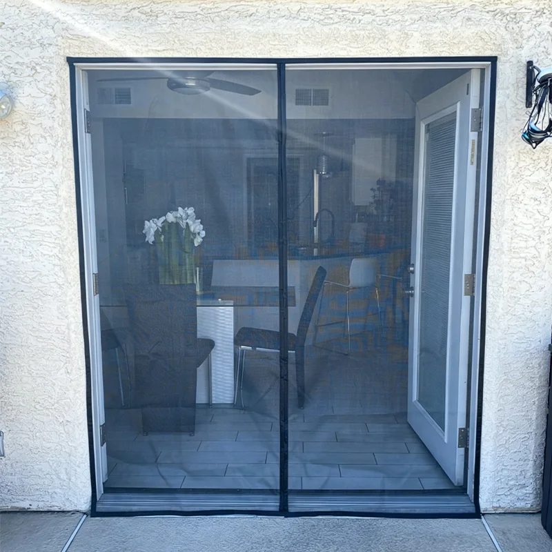 Magnetic Door Screen Mosquito Net Auto-Closing Anti Insect Mesh Curtain for Doors Custom Size Curtain Tulle Automatic Closing