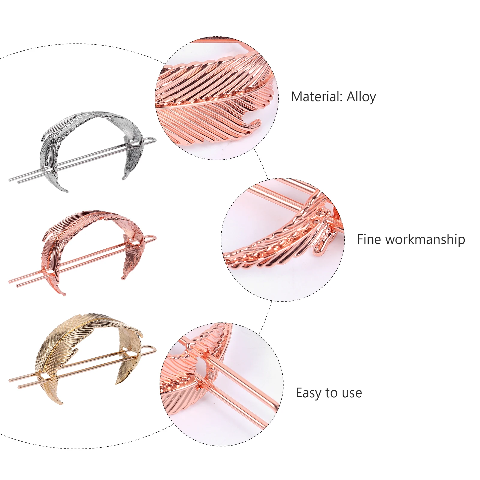 

Vintage Hairpin Cuff Accessories Metal Bun Cage Holder Hairpins Retro