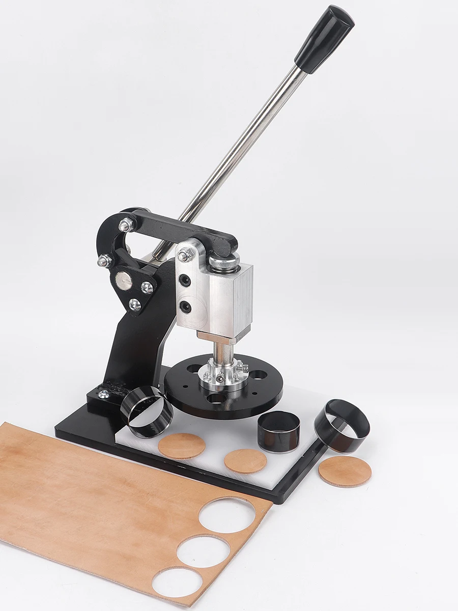 Stanzmaschine, Manuelle Stanzmaschine, Schneidpresse, Kleine Schneidemaschine, Papierschneidewerkzeug, Lederschneidewerkzeug aus Stahl