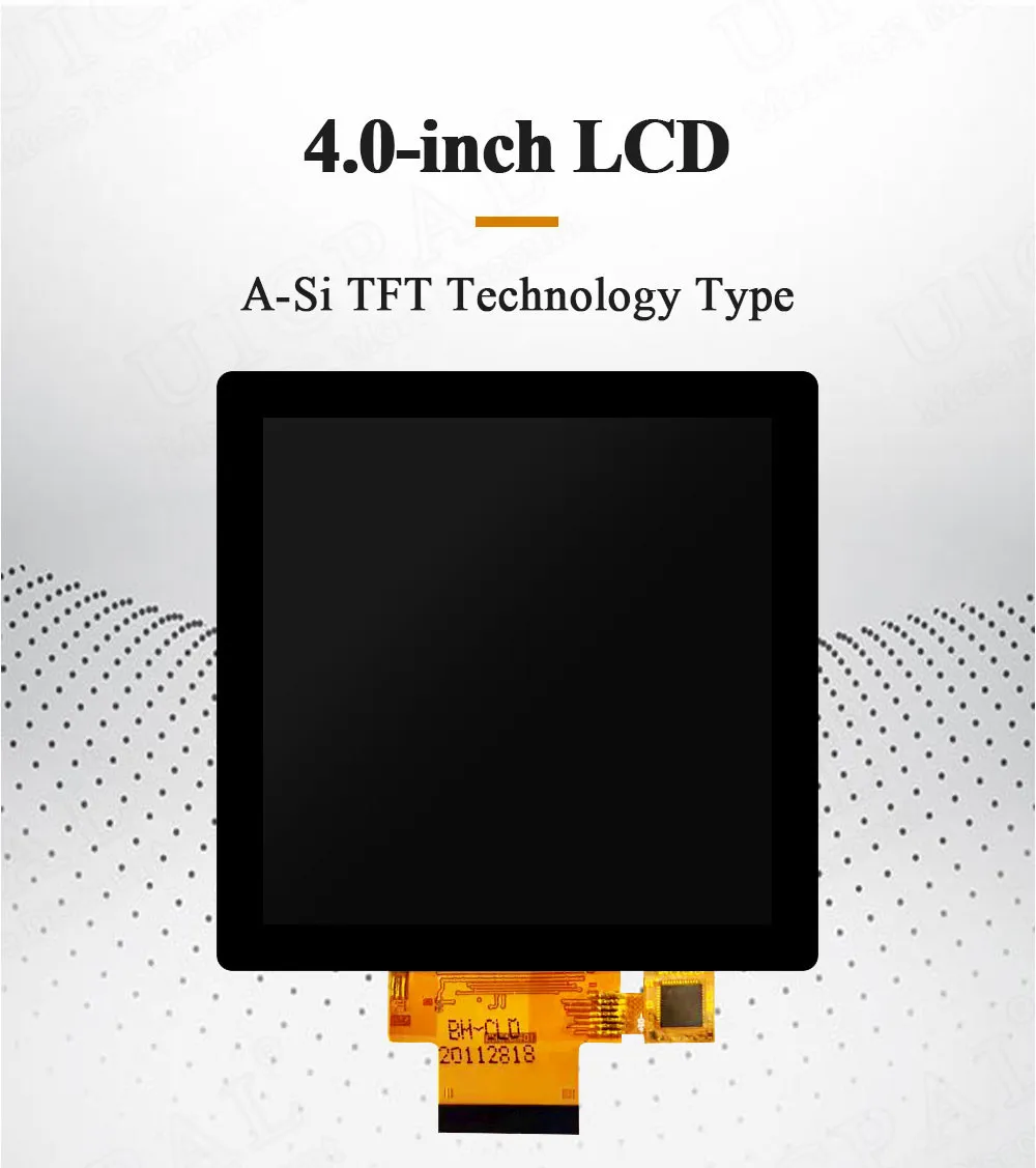 4,0 Zoll TFT LCD Displaymodul Quadratisch 480*480 3WSPI RGB 18Bit 40Pin 3,3V ST7701S mit Touch GT911 HDMI Treiberplatine – Detail 3