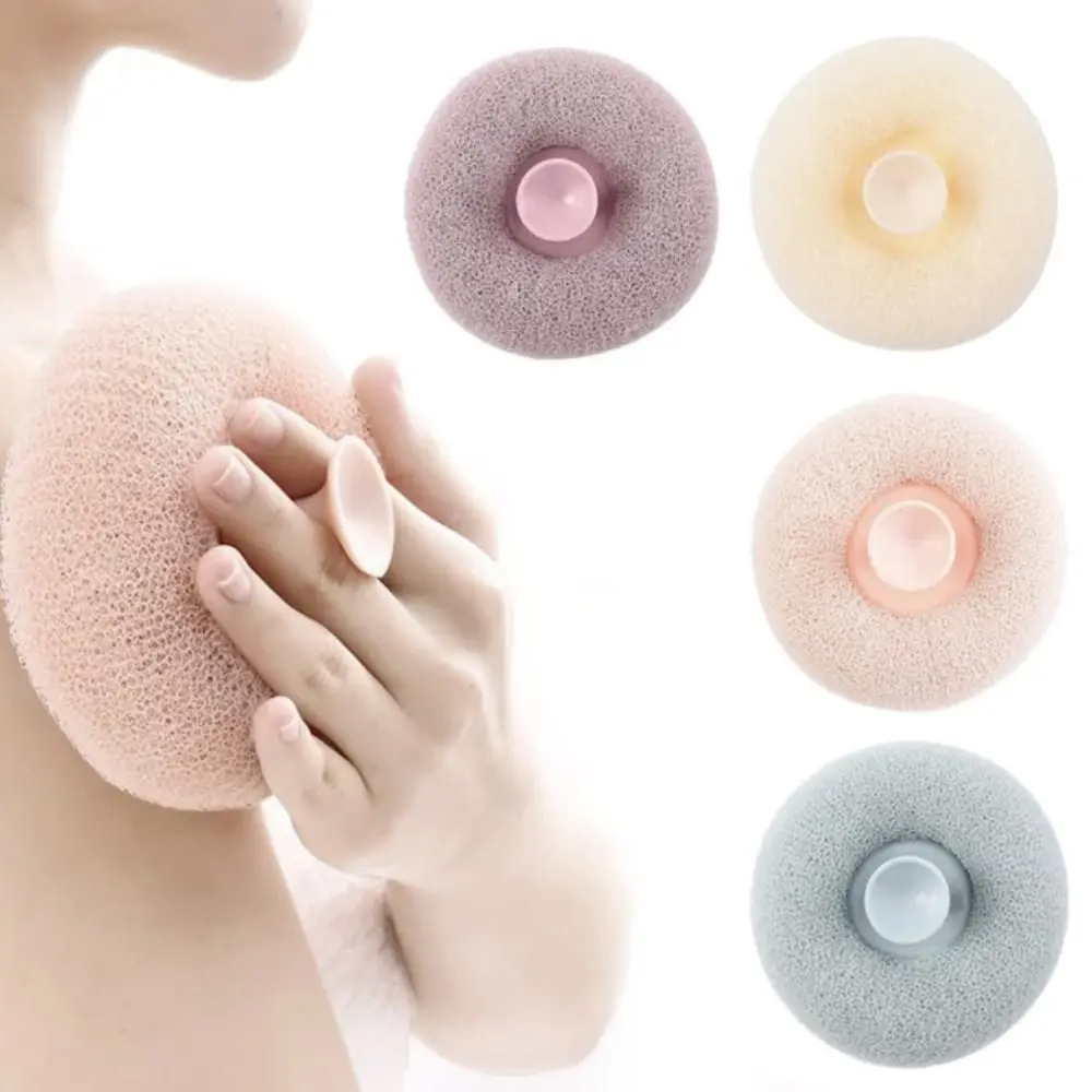 Body Scrubber Massage Bath Ball Bathroom Supplies With Suction Cup Body Skin Cleaner Exfoliator Sponge Cleaning Brush