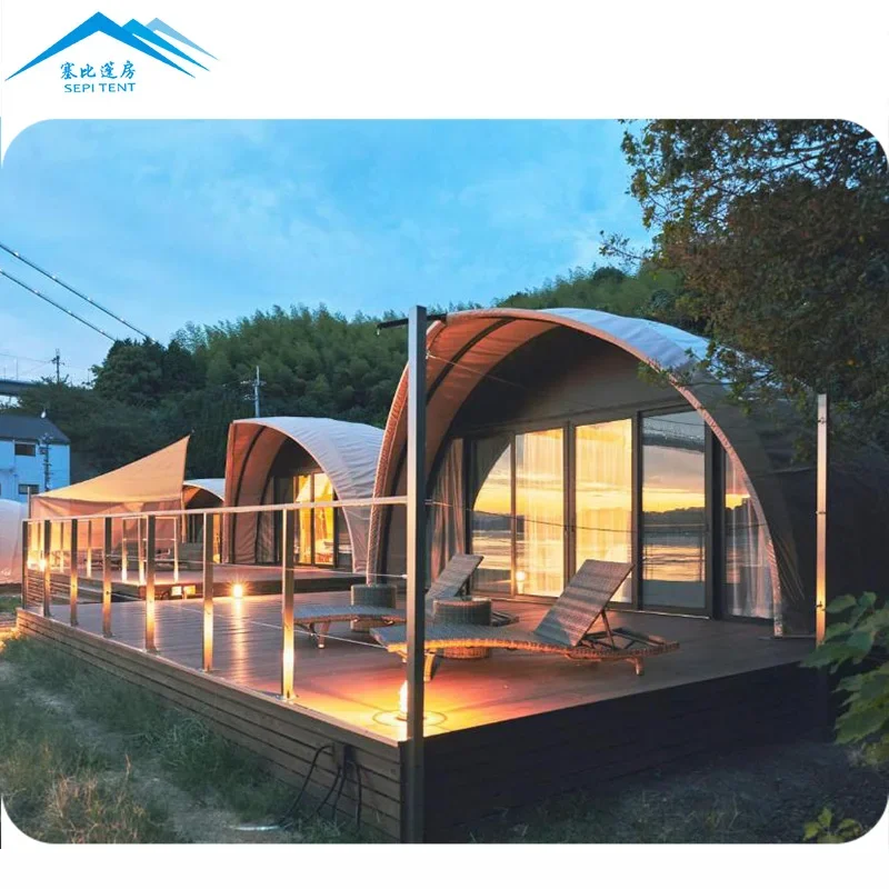 Customize Winter Glamping Hotel Tent For Resort