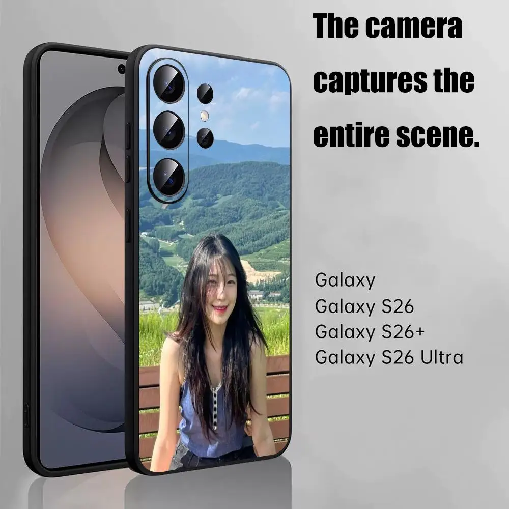 fromis_9 BAEK JIHEON Phone Case For Samsung Galaxy S26 S25 S24 S23 S22 S21 S20 Plus Ultra Fold A Soft Black