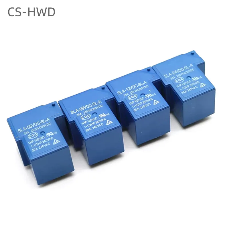 5PCS/lot Power relay SLA-05VDC-SL-A SLA-12VDC-SL-A SLA-24VDC-SL-A -C T90 30A 4PIN 5PIN 6PIN 5V 12V 24V 48V Time Relay