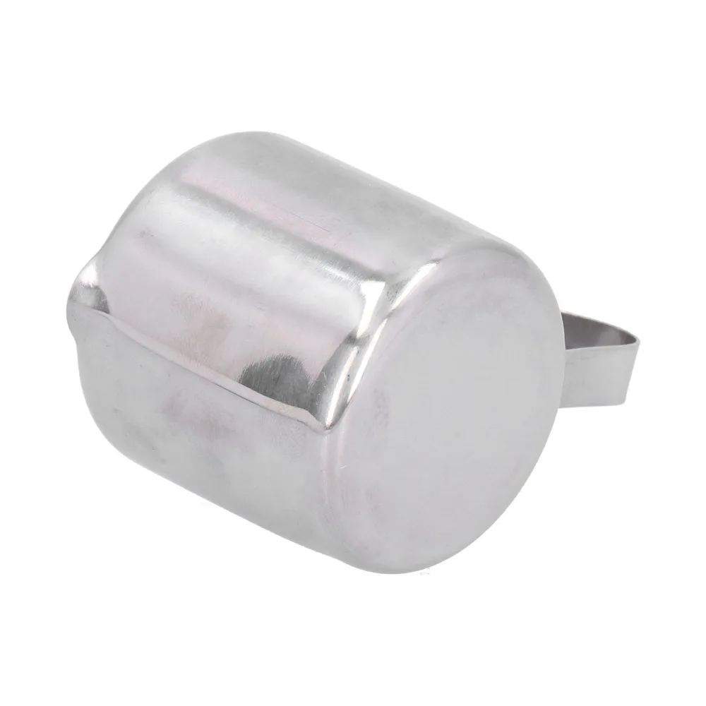 90ml Latte Pitcher Rustless Steel Precision Pointed Spout Latte Cup Mirror Polished Curved Handle Making Container
