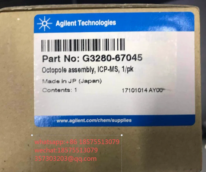 For Agilent G3280-67045 octopole assembly Suitable for Agilent 7700/8000 series ICP-MS 1 Piece