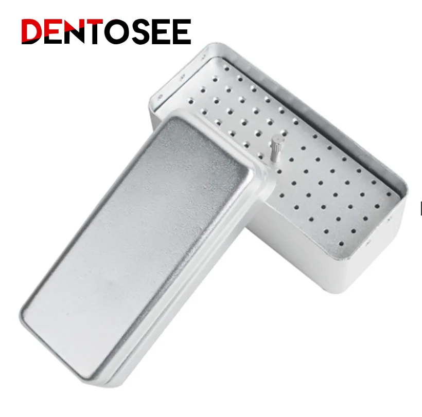 

72-Holes Autoclave Sterilizer Case Burs Dental Disinfection Endo Files Holder Box For Oral Care Tools Dentist Lab Equipment