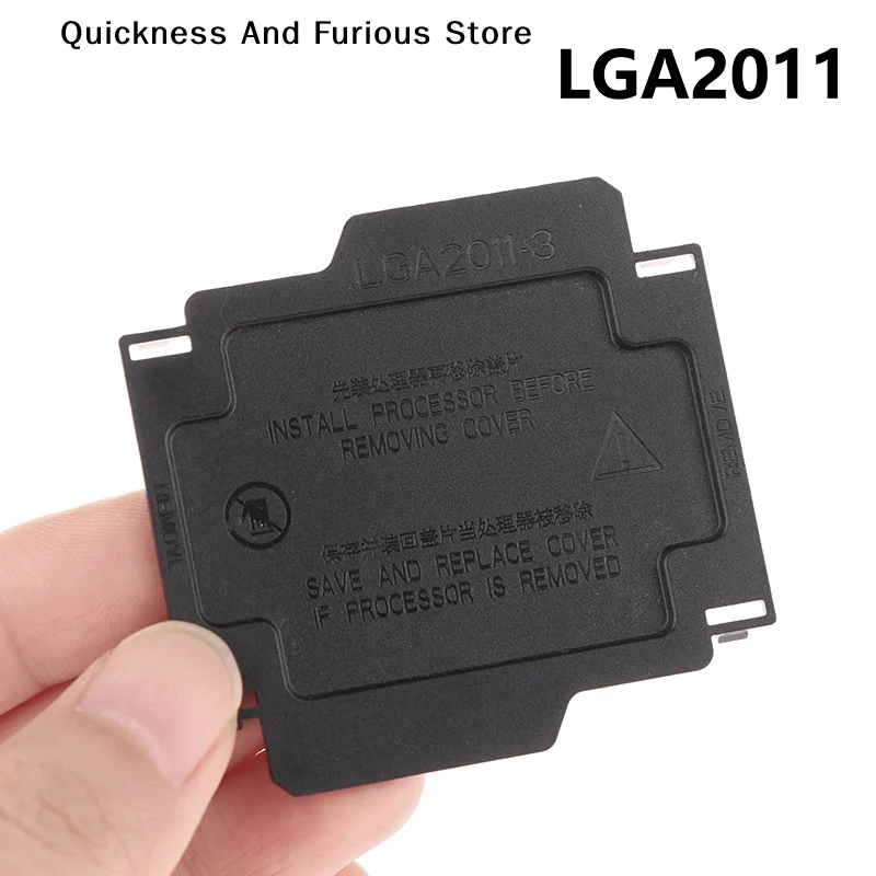 LGA 2011 Motherboard CPU Socket Protection Shell Cover CPU Protection Pin Black Cover For LGA 2011-3 V3 2066 X99 X299 Universal