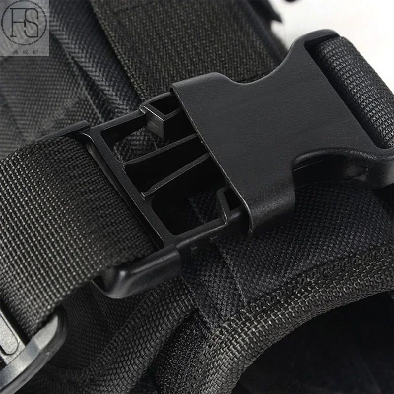 Tas pistol taktis luar ruangan untuk paha, tali paha berburu, sarung kulit gantung di kaki, cocok untuk semua pistol