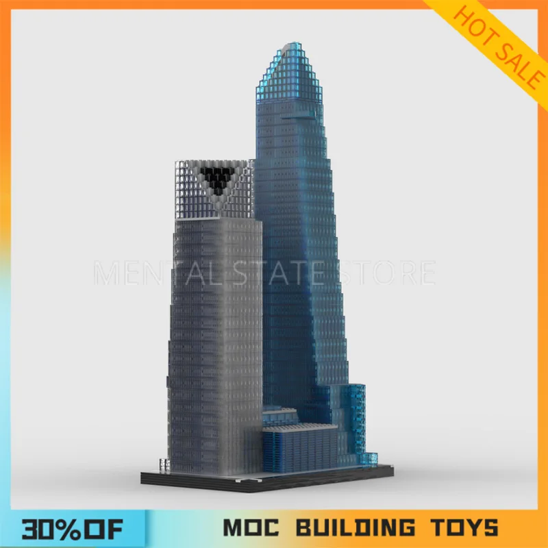 11166PCS Customized MOC 10 and 30 Hudson Yards Building Blocks Technology Bricks Creative Assembly Education Toys Holiday Gifts