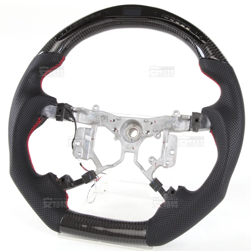 

For Toyota Grand Hiace High-End LED Smart Carbon Fiber Multi-Function Steering Wheel (Modification Upgrade Part)