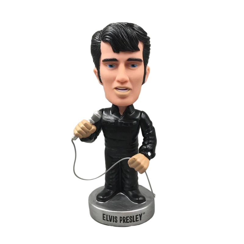 Nodding Elvis Shake Head Dolls cruscotto accessori per la decorazione dell\'auto Auto Bobble Head Toy per Automoibles Car-styling