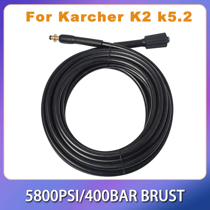 6-20M For Karcher K2/K5.2 High Pressure Washer Hose Pipe Explosion Water Cleaning Hose Quick Connector Washer Sink Car Cleaning
