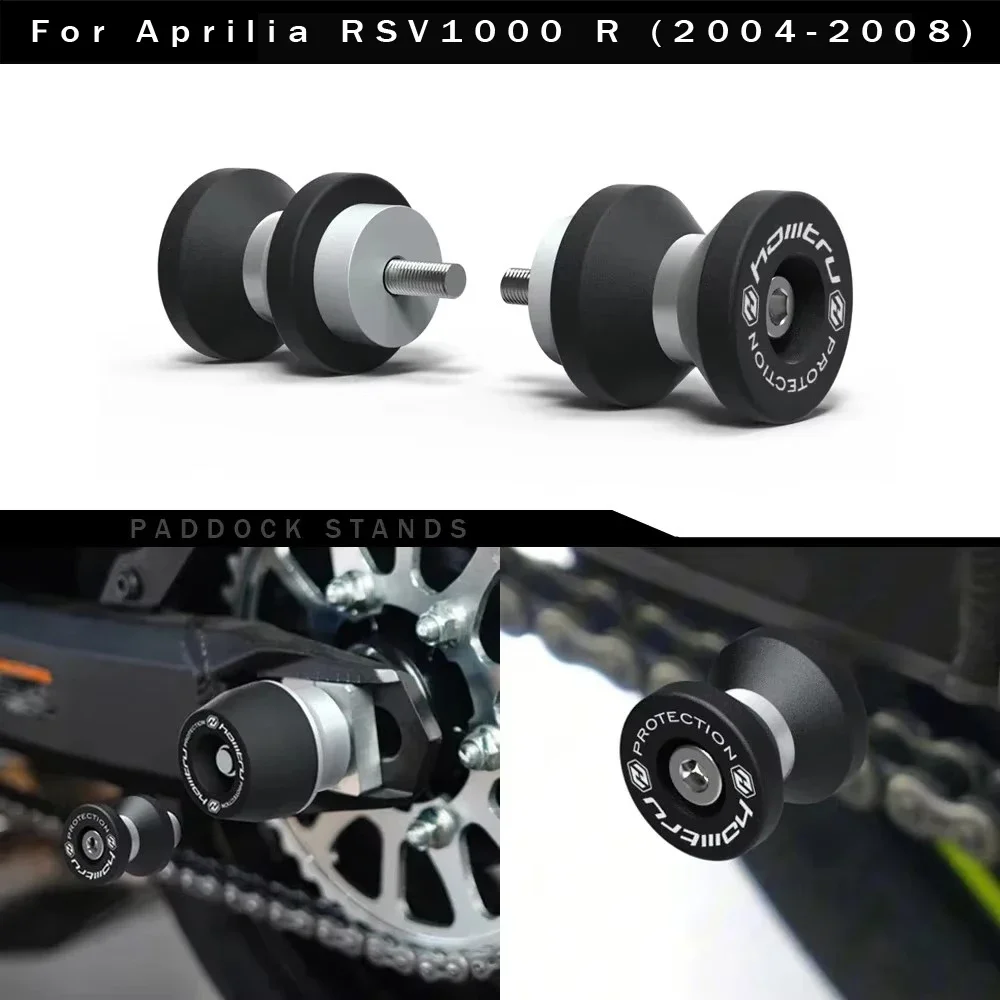 

Motorcycle Swingarm Spools Stand Screws for Aprilia RSV1000 R/Factory 2004-2008 and Dorsoduro 1200