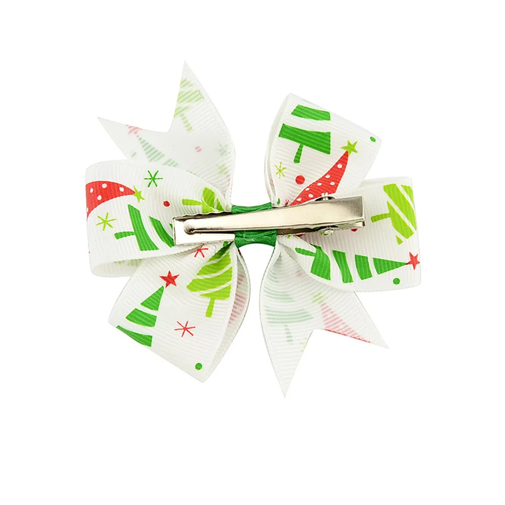 

6 Pcs Bow Hairpin Cute Bows Clip Accessories Headbands for Christmas Clips