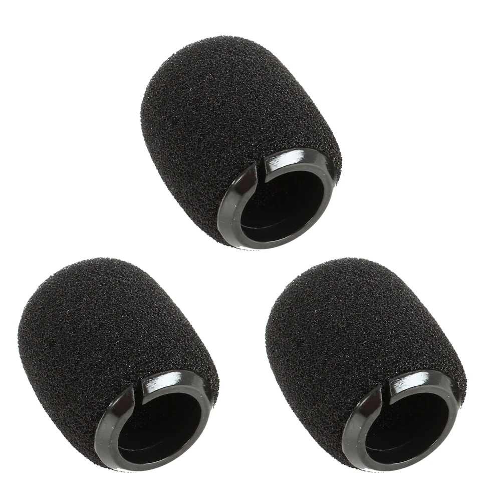 

3Pcs/Lot Plastic Snap Foam Cover Windscreen Sponge For Shure Beta98H/C MX412 418 Instrument Gooseneck Microphone