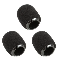 3 pçs/lote plástico snap espuma capa brisas esponja para shure beta98h/c mx412 418 instrumento gooseneck microfone