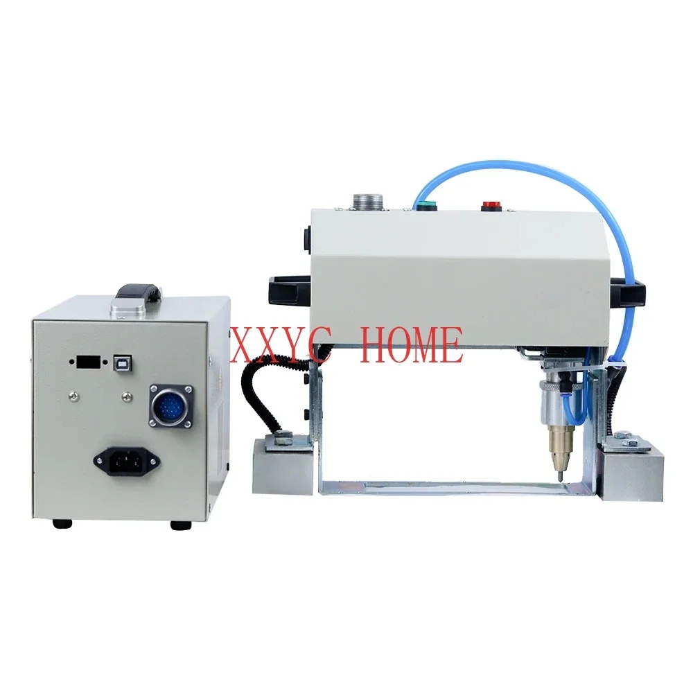 Portable Marking Machine VIN Code 140*40 Pneumatic Metal Dot Peen Marking Machine Plotter Printer Coding Machine