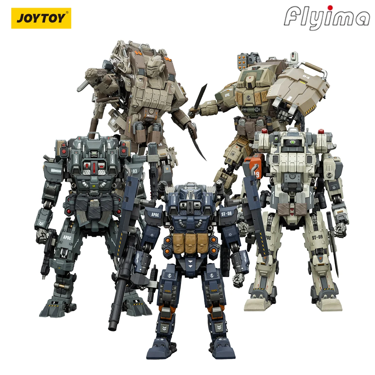 [Pre-order]JOYTOY Dark Source 1/25 Action Figure APOC Series Mech&UNSC 5PCS Anime Military Model