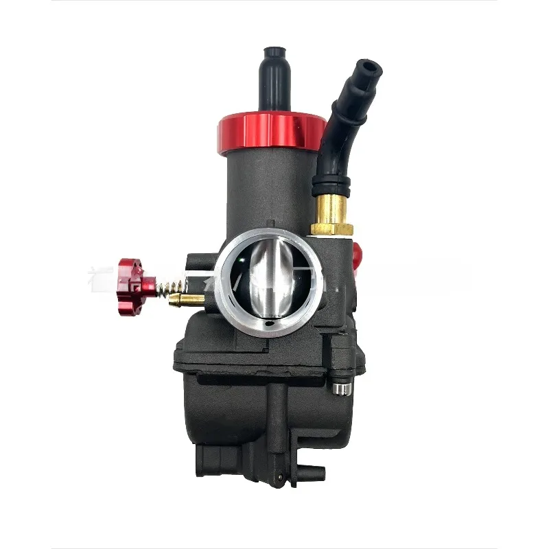 Motorcycle Carburetor with Red Cover   PE28 30 KX80 100 125 CR80 85 KSR110 - view 2