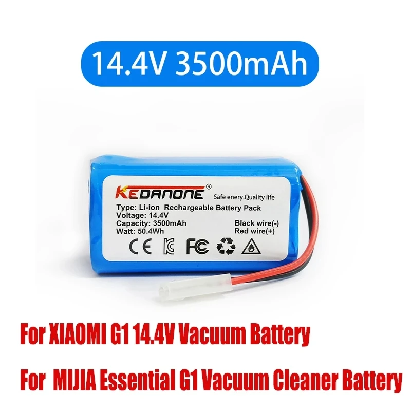 Neuer 4 s1p 14,4 v 3500mah Li-Ionen-Akku, für xiaomi mijia mi Roboter Vakuum mopp essentiell g1 mjstg1, skv4136gl h18650ch r30 r35