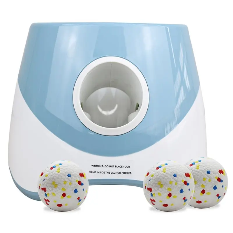 

A76X-Tennis Ball Thrower For Medium Dogs-USB Rechargeable Automatic Ball Launcher With Interactive Pinball Design Upgrade
