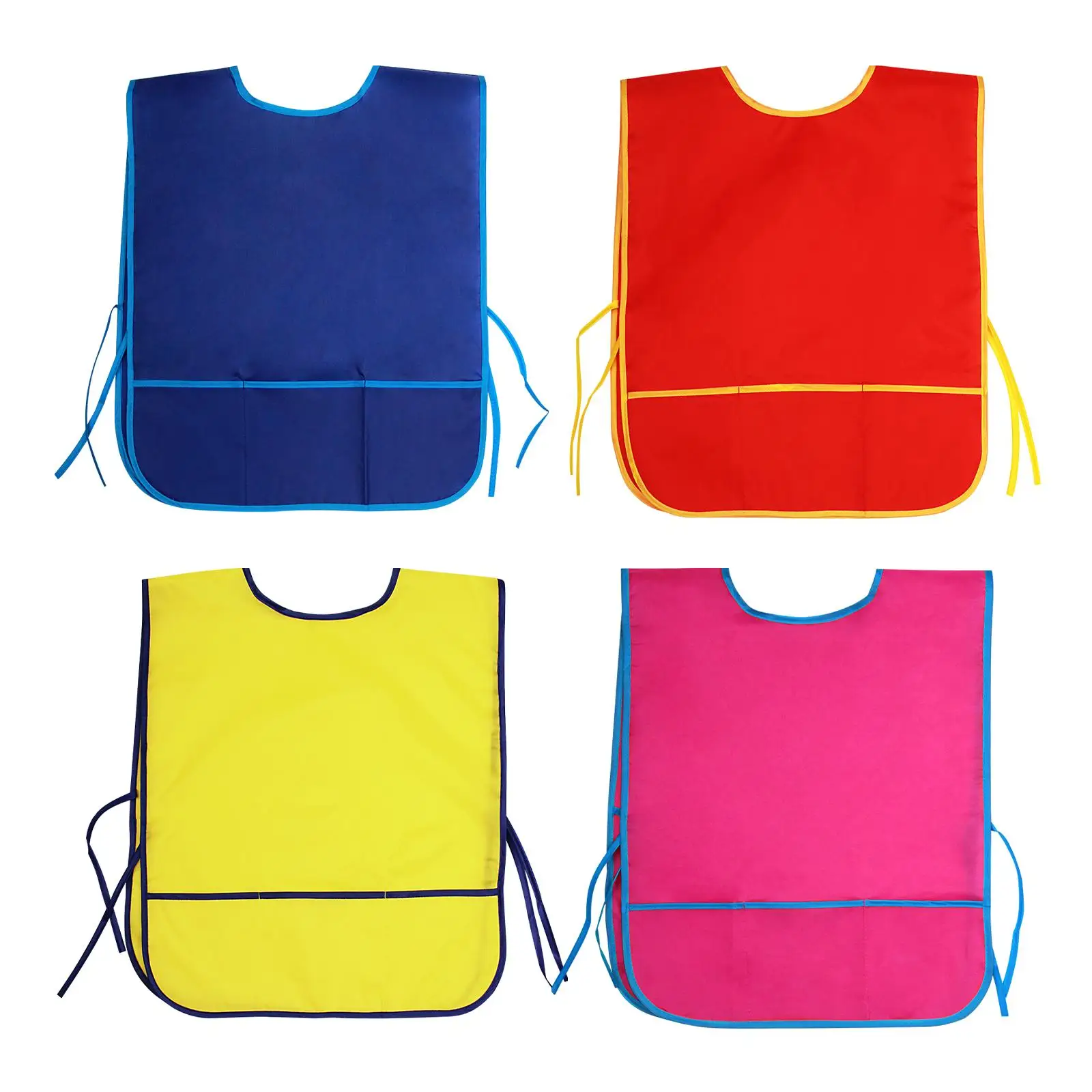 Sleeveless Feeding Bib Clothing Baby Waterproof Bib Kids Painting Apron Art Smock Apron for Infants Child Kids Drawing Supplies