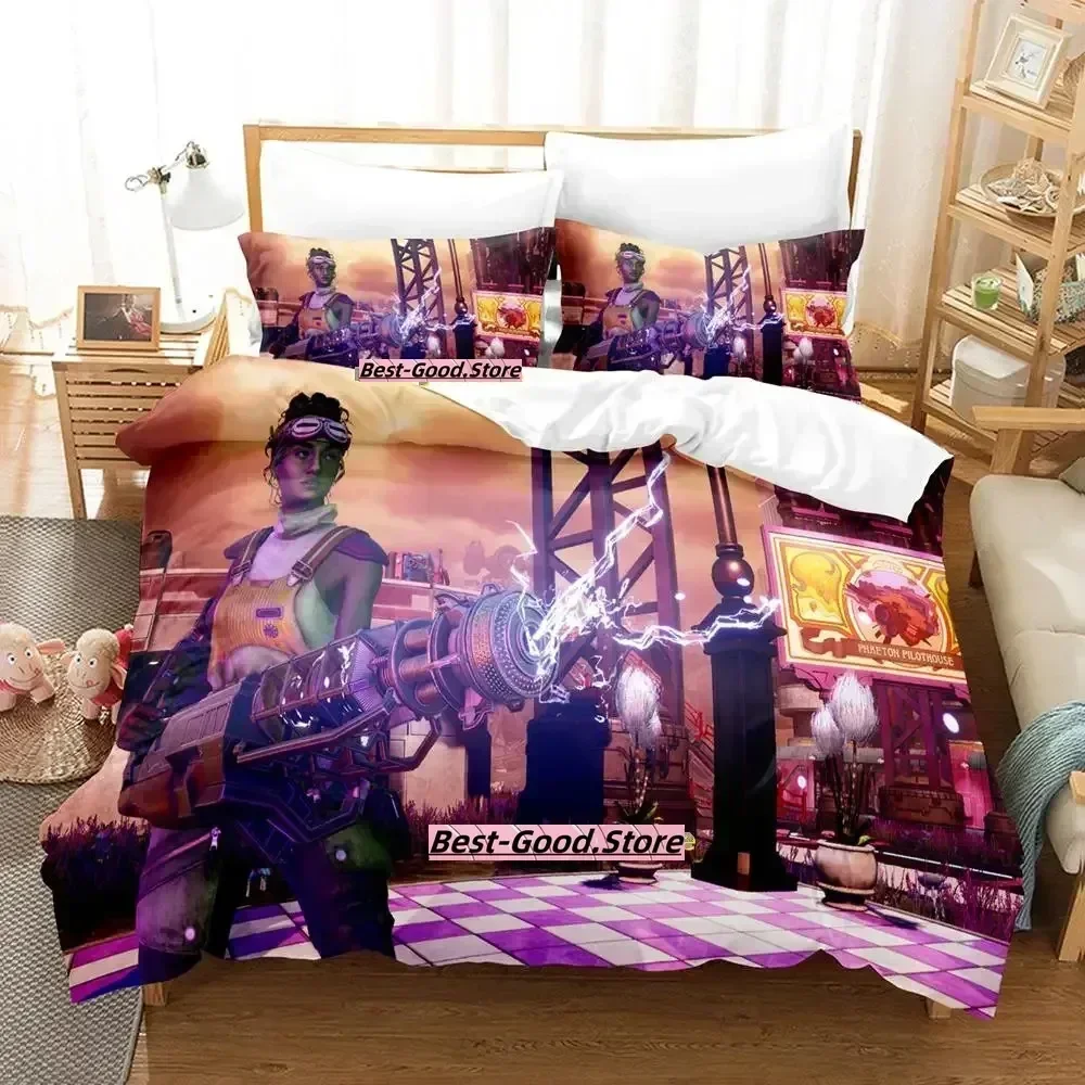 The Outer Worlds Printed Bed Set Duvet Cover Pillowcase Bedding Set Bed Linen Sheet Quilt Cover Full Queen King Size