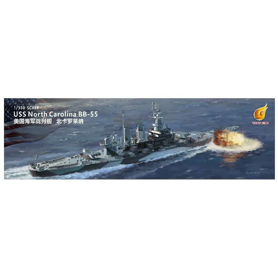 VERYFIRE USS North Carolina BB-55 Battleship Class VF350925 1/350  Model kit