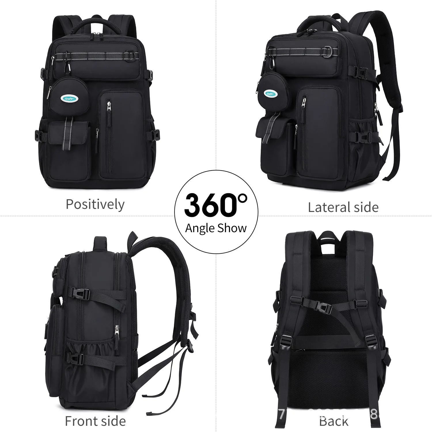 Cross Border Computer Backpack for Business Trips, Large Capacity Dry Wet Separation Storage for Student Backpacks