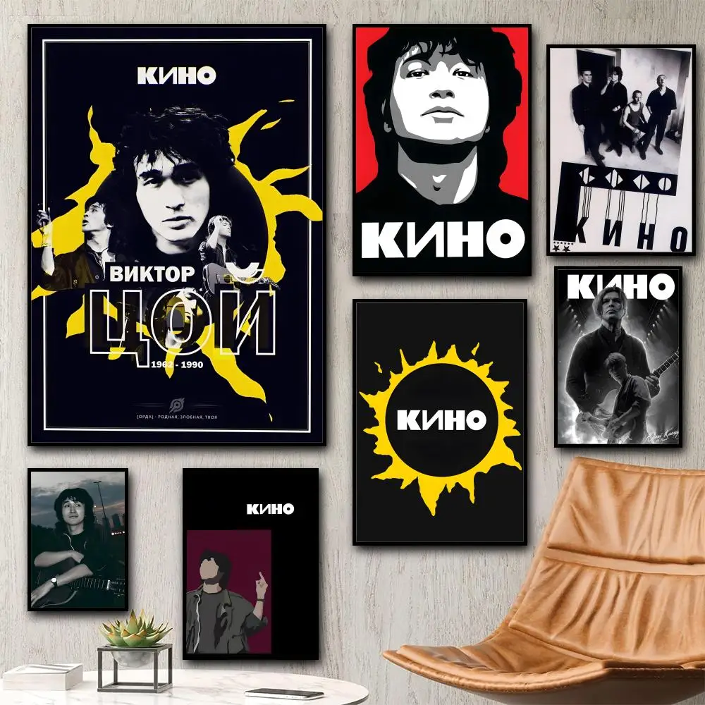 الرجعية فيكتور تسوي خمر اللوحة الخط قماش المشارك: تجعد الحرة للماء دائم جميع الفضاء جدار ديكور #1